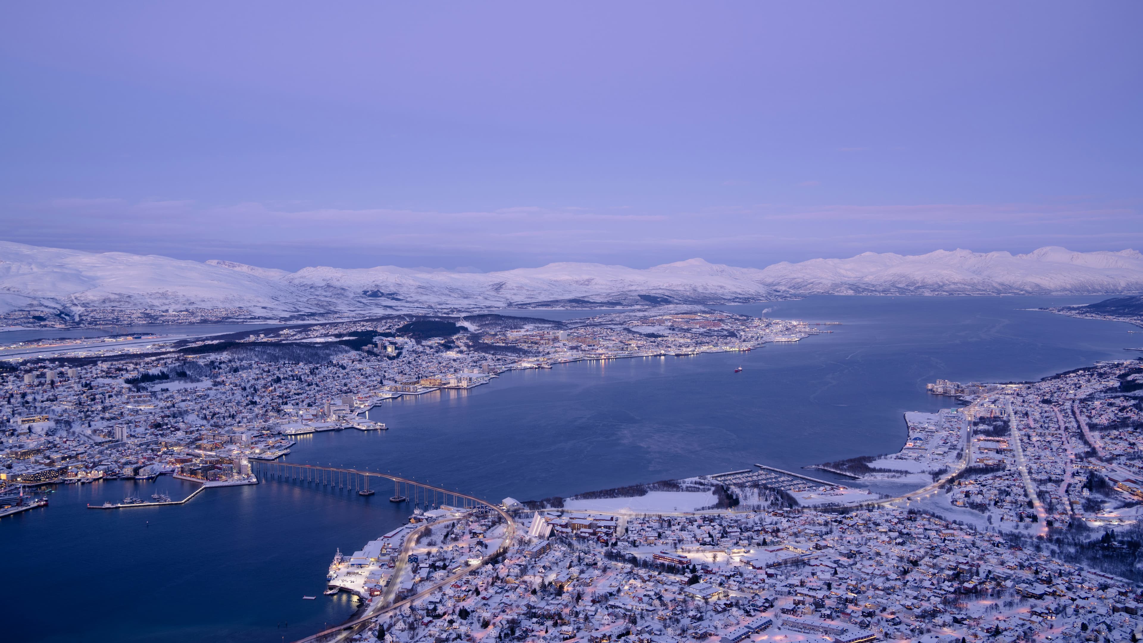 Picture of Tromsø island in winter